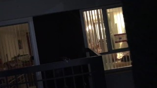 Filming my amateur neighbor getting fucked
