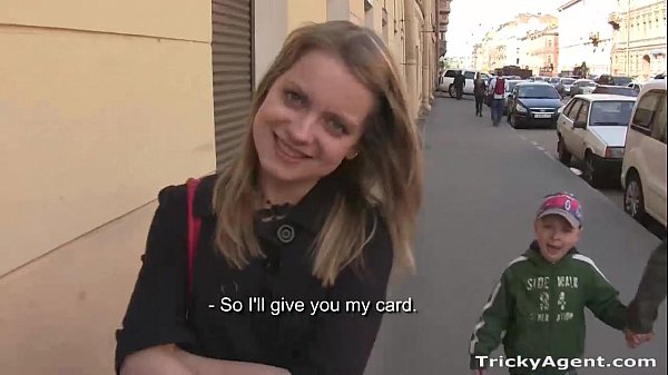 Tricky Agent – A blue-eyed chick Alena, shy but interested!