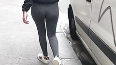 BUSTED by hot teen in grey leggings – BritishTeens