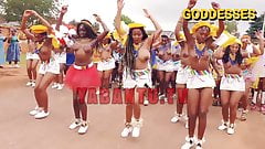 Busty dancing South African girls