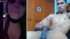 JERKING FOR VERY HOT ALISON IN NIGHT CLUB  ON FB LIVE