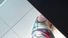 Upskirt Mature College Teacher