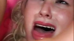 Brutal Lesbian Gangbang