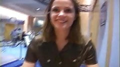 Car Show Hottie Flashes Pussy (Upskirt Public)