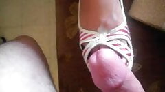 cum on platform shoes Of my wife