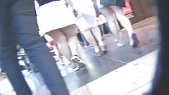 Upskirt Voyeur Huge Ass Teen