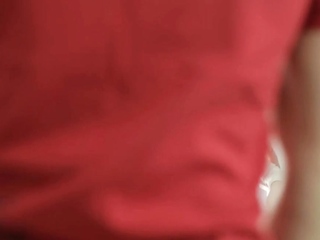 Brunette hair mary’s putz licked well