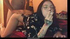 Four Eyed Emo smoking doggystyle