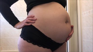Swollen Belly Girl Huge Water Belly Inflation