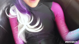 Sombra Fucks Man To Distract Him (Overwatch Cosplay)