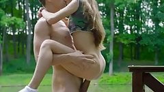 Lifts her – fucks her