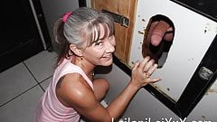 Milf Visits Glory Hole for First Time