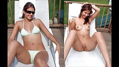 Sexy Bikini Girls – Dressed And Undressed Slideshow