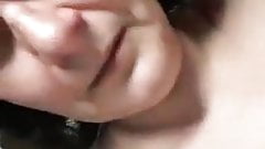 Ex Sub stuck tacks on her pussy with gaffer tape