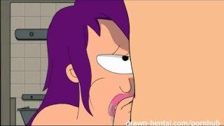 Futurama Hentai – Shower threesome