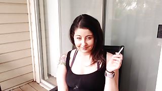 18 years and sexy Smoking Facebook bitch