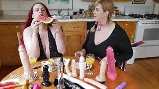Big Boobs BBW Lesbian Milfs’ XXX holiday