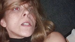 Slut gets fisting anal training until she squirts