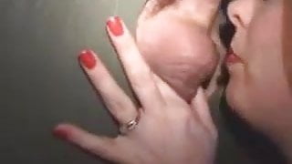 Wife at GloryHole Gets a Load