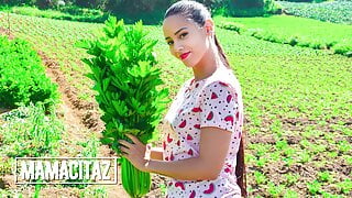 CARNE DEL MERCADO – Petite Latina Shakes Her Ass For Cock