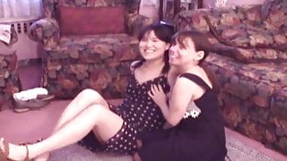 Fucked an Asian teen with my mature wife