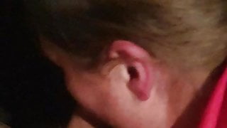 Another Blowie in the car different woman