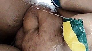 Showering after tanning session