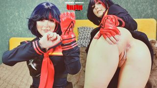 Ryuko Matoi was fucked by Naked Teacher in all holes until anal creampie – Cosplay KLK Spooky Boogie