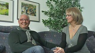 A sexy double penetrated slut in a merciless threesome