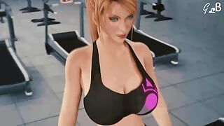 Samus Aran Working Out (Clothed Version)