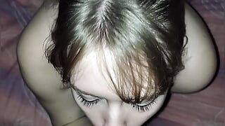 my best friend gives me the best fuck, I fill her ass with cum, homemade porn