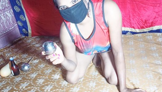 Desi young girl pussy inserted with bottle and steel ball.  Indian Girl Big Pussy Hole. Romi Rain’s Niece Bottle Fucked In Pussy