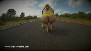 Sexy and naughty on the road