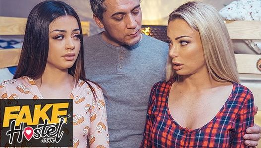 Fake Hostel, Tiny Australian and big ass Italian backpackers